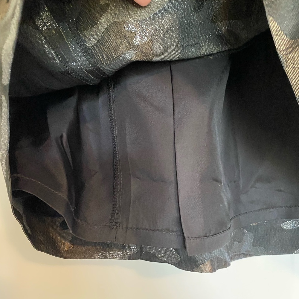 Pink Tartan Gray Black Bubble Cargo Skirt - Picture 2 of 5